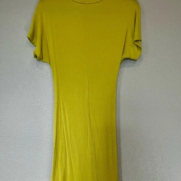 Daily Practice Nico by Anthropologie Celery Tie-Waist Short Sleeve Dress XS - Picture 5 of 11